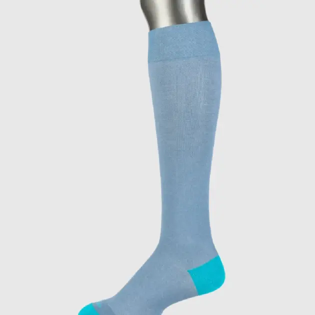 Medias de Compresión Graduada Algodón - CA002 Azul