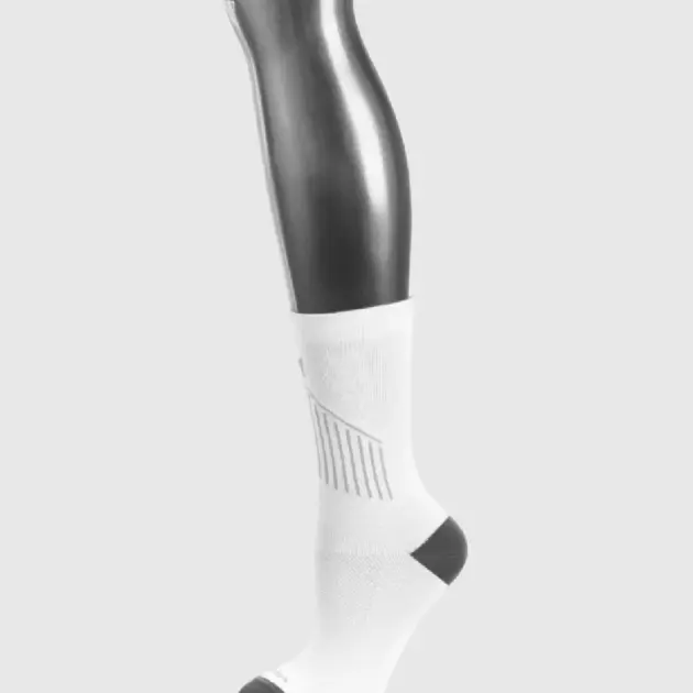 Calcetines Deportivos de Compresión Cortas - CARC101 Blanco