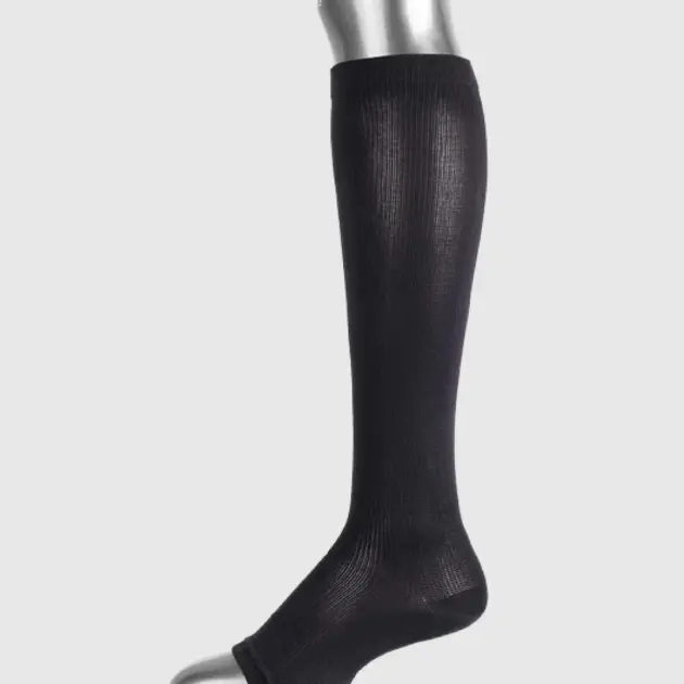 Medias de Compresión Graduada - CDL300 Negro Dedos Libres