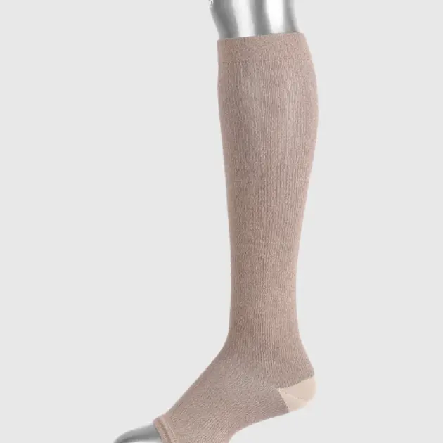 Medias de Compresión Graduada - CDL301 Moka Dedos Libres